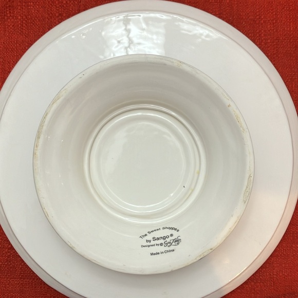 Sango Sweet Shoppe Footed 12” Cake Plate - Picture 3 of 3